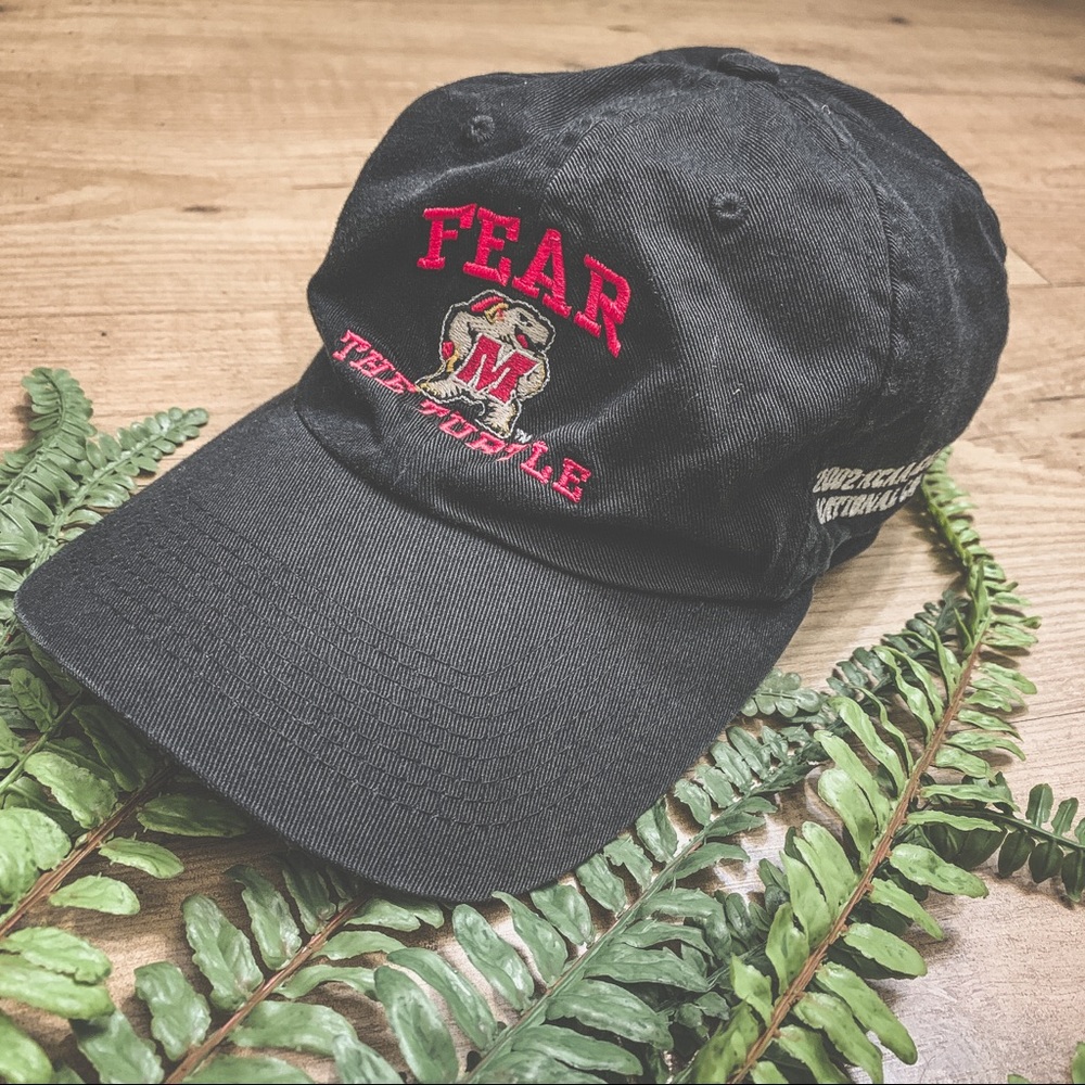 VTG 2002 UMD Maryland NCAA strap back embroidered